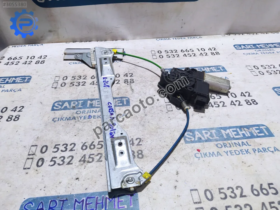 Çıkma opel corsa d sol ön cam krikosu k-248