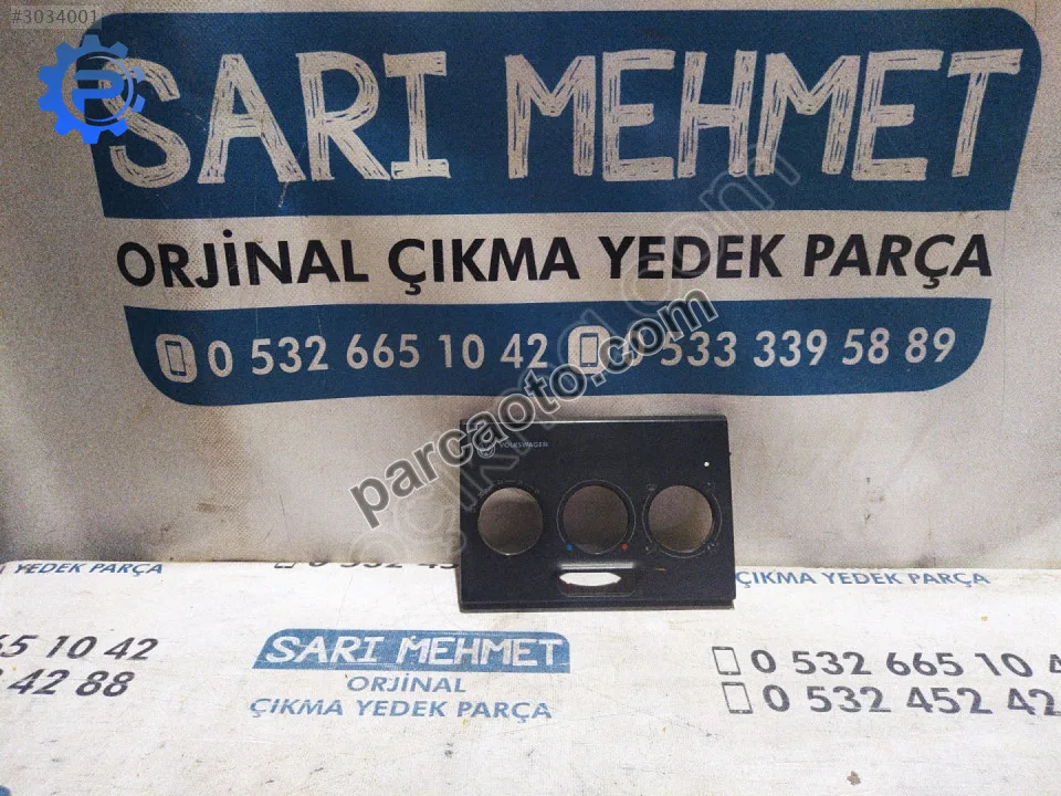 Çıkma vw transporter t4 klima kontrol paneli çerçevesi