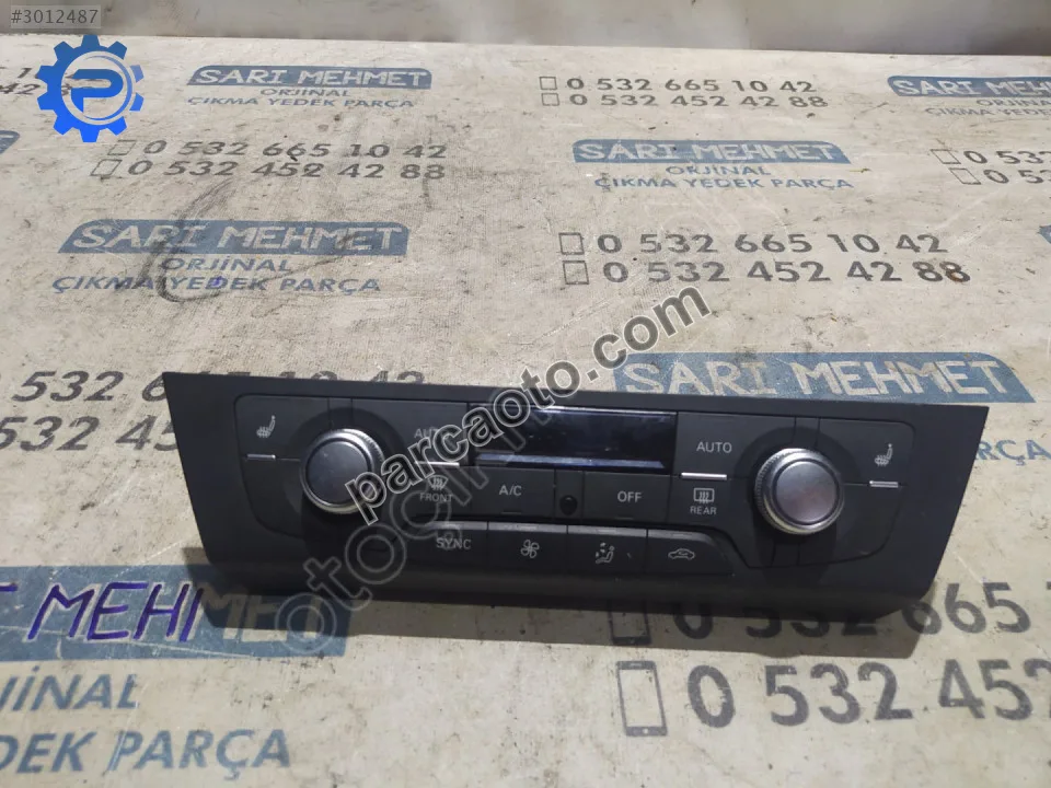 Çıkma audi a6 klima kontrol paneli 4g0820043cd
