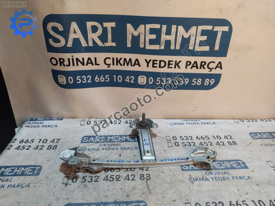 Çıkma opel astra h sağ arka cam krikosu k-212