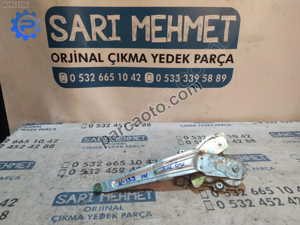 Çıkma toyota corolla efsane kasa 101 sol arka cam krikosu k-139