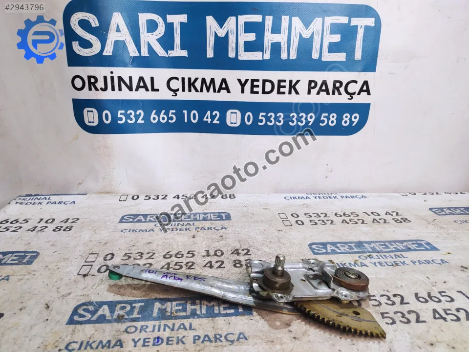 Çıkma toyota corolla efsane kasa 101 sol arka cam krikosu k-105