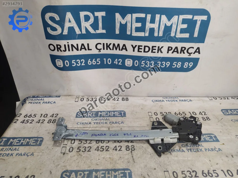 Çıkma honda civic fd6 sol arka cam krikosu k-084