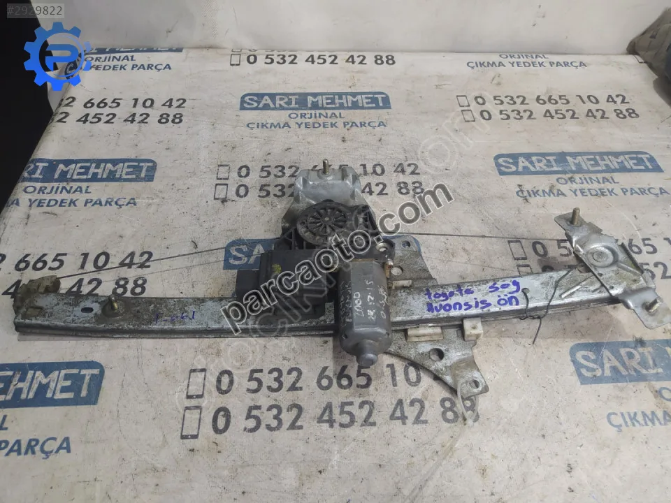 Çıkma toyota avensis sağ ön cam krikosu k-061