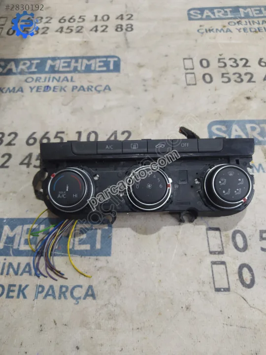 Çıkma vw passat b8 klima kontrol paneli 5g0907426af
