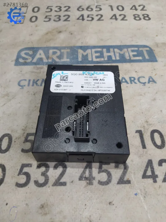 Çıkma vw golf 7 audi a3 keyless beyni anahtarsız 5q0959435a