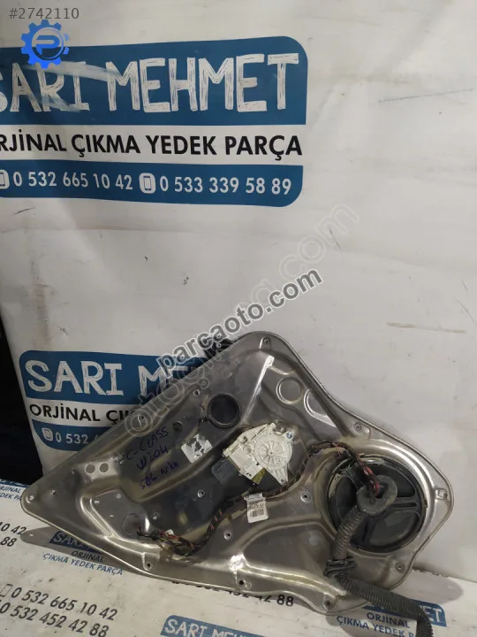 Çıkma mercedes c-class w204 sol arka kapı cam krikosu