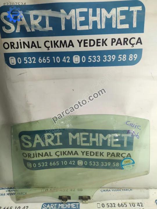 Honda Civic Kapı Camları - Konya Selçuklu