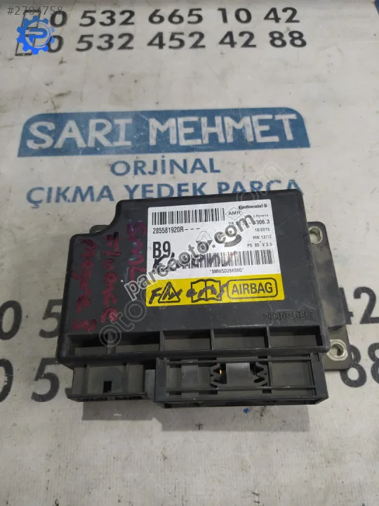 Renault Fluence Airbag Beyni - Konya Selçuklu
