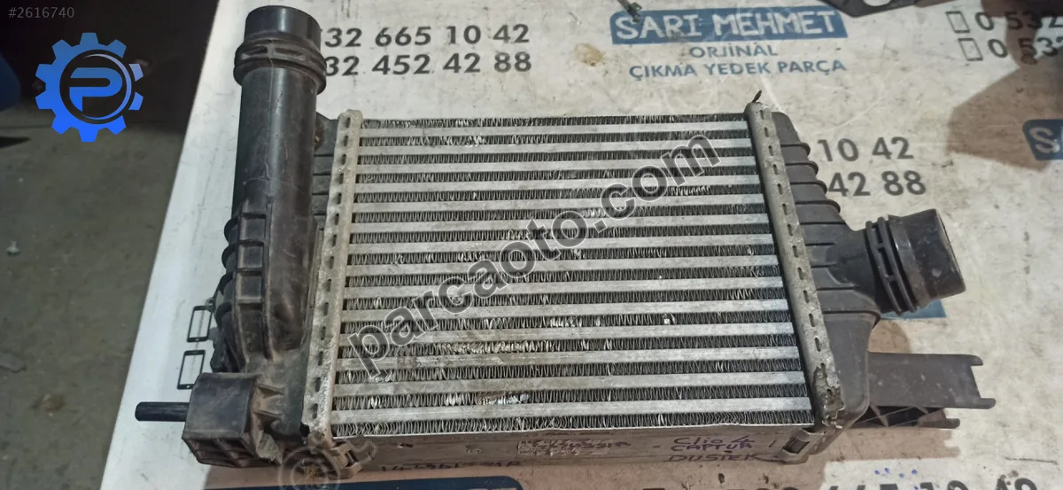 Çıkma renault clio 4 captur duster intercool radyatörü