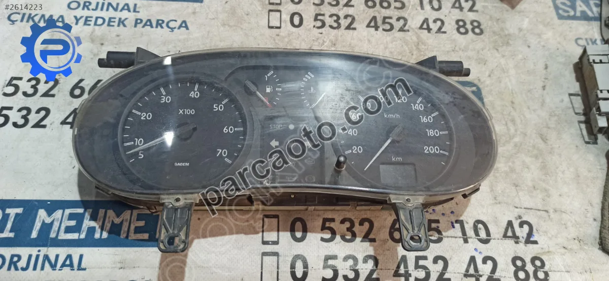 Çıkma renault clio 2 kilometre gösterge saati 21671176-3