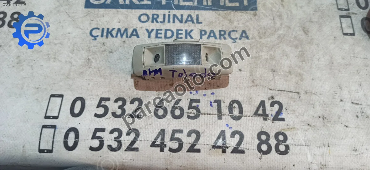 Çıkma seat toledo tavan lambası