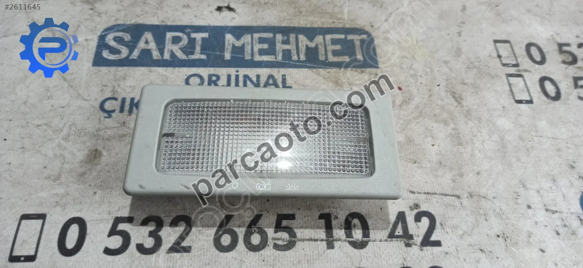 Çıkma vw caddy tavan lambası