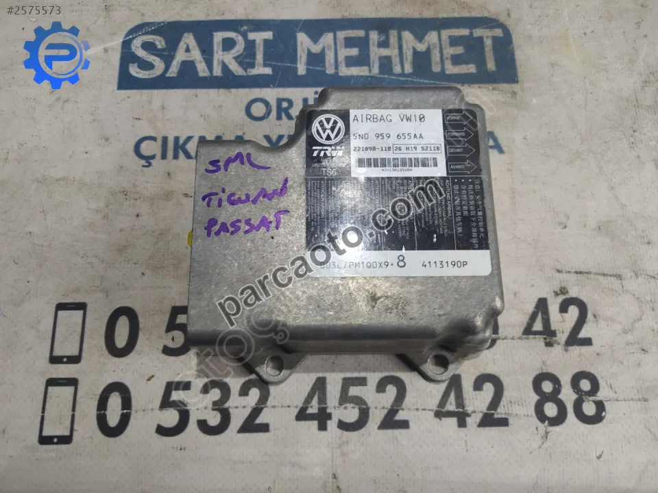 Volkswagen Tiguan Airbag Beyni - Konya Selçuklu