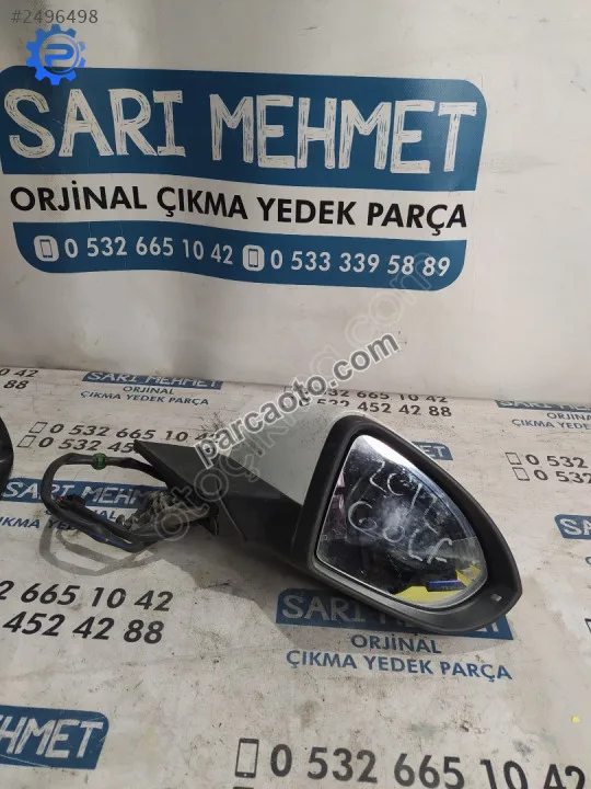 Çıkma vw golf 7 elektrikli sağ dikiz aynası e1021277