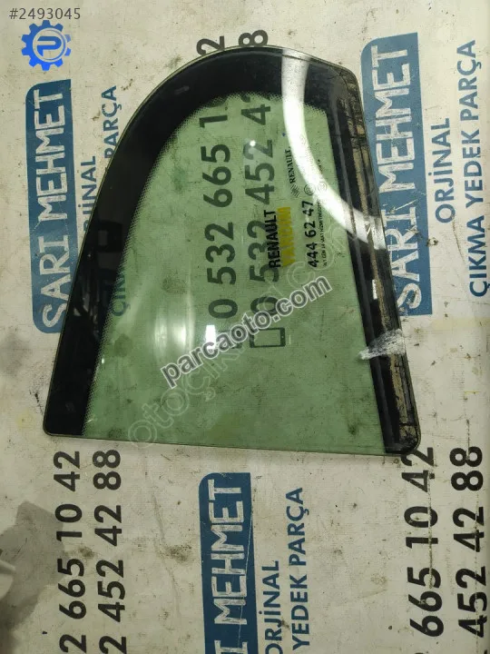 Çıkma renault fluence sol arka kelebek camı 43r-00097