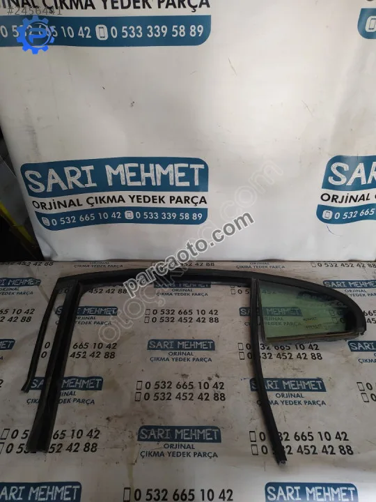 Çıkma renault fluence sol arka kapı kelebek camı 43r-00097