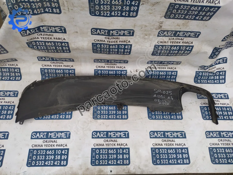 Çıkma audi a4 arka tampon spoiler 2008-2012