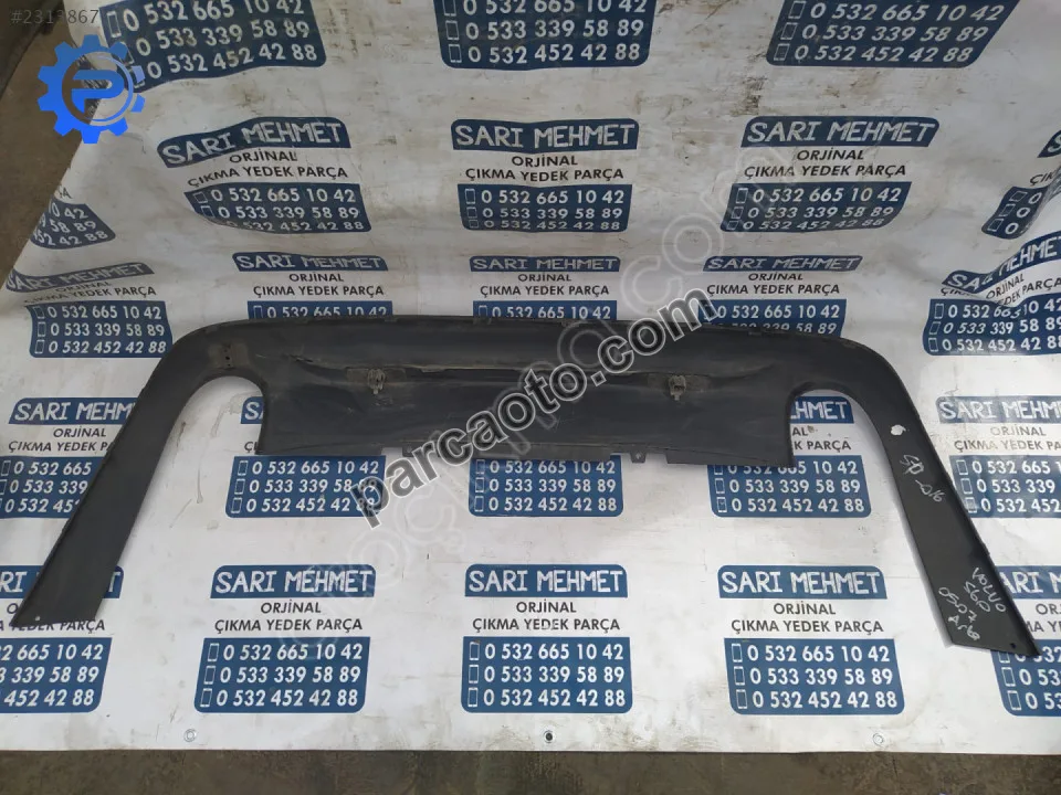 ÇIKMA VOLVO S60 ARKA TAMPON SPOİLER 2005-2007 ÇIKMA VOLVO S60 ARKA TAMPON SPOİLER 2005-2007