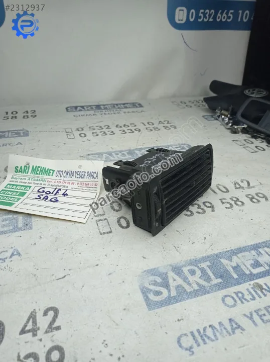 Çıkma vw golf 4 sağ havalandırma ızgarası