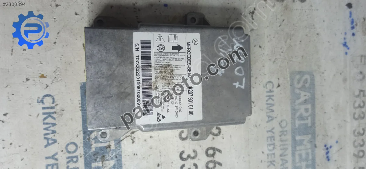 Çıkma mercedes e-class e207 airbag beyin