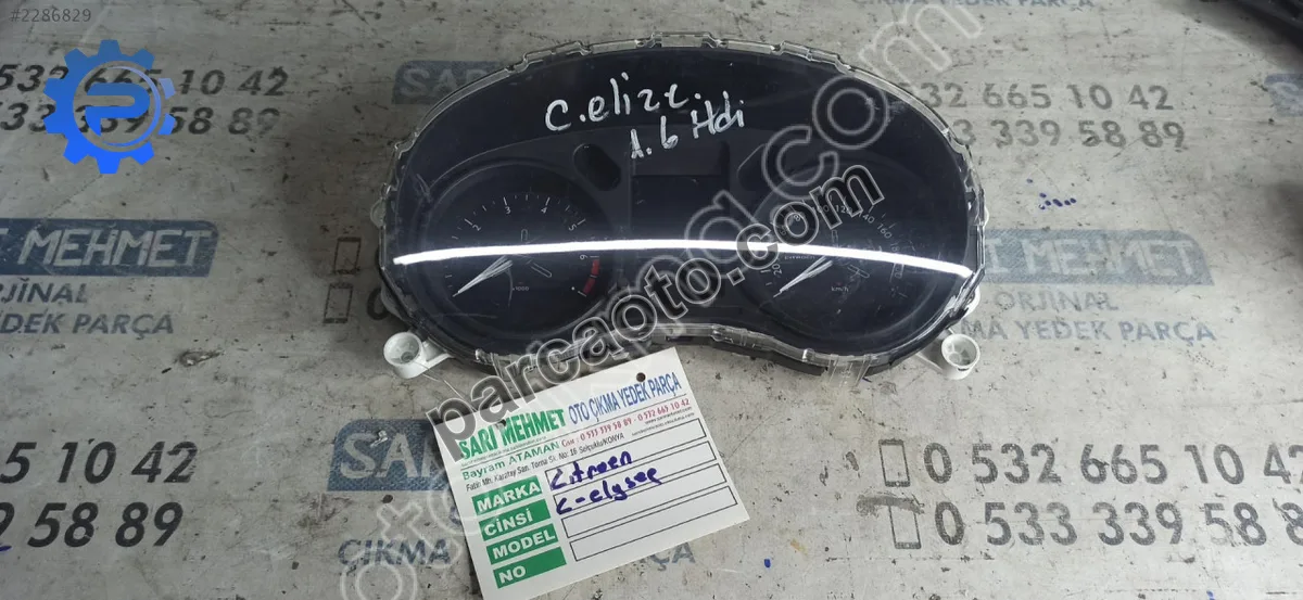 Citroen C-elysee Gösterge Paneli - Konya Selçuklu