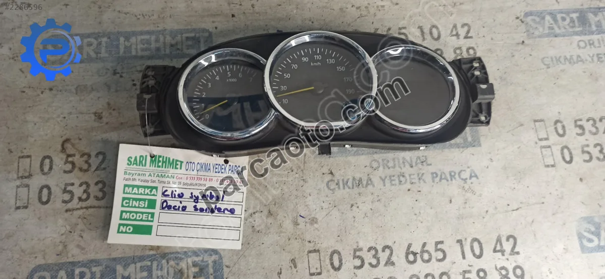 Renault Clio Gösterge Paneli - Konya Selçuklu