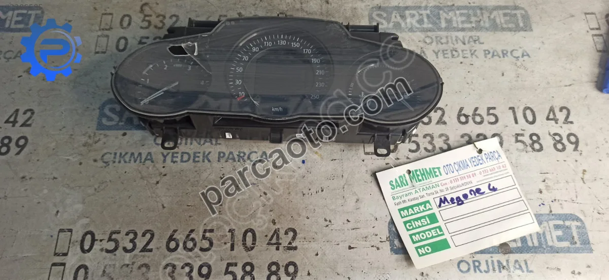 Renault Megane Gösterge Paneli - Konya Selçuklu