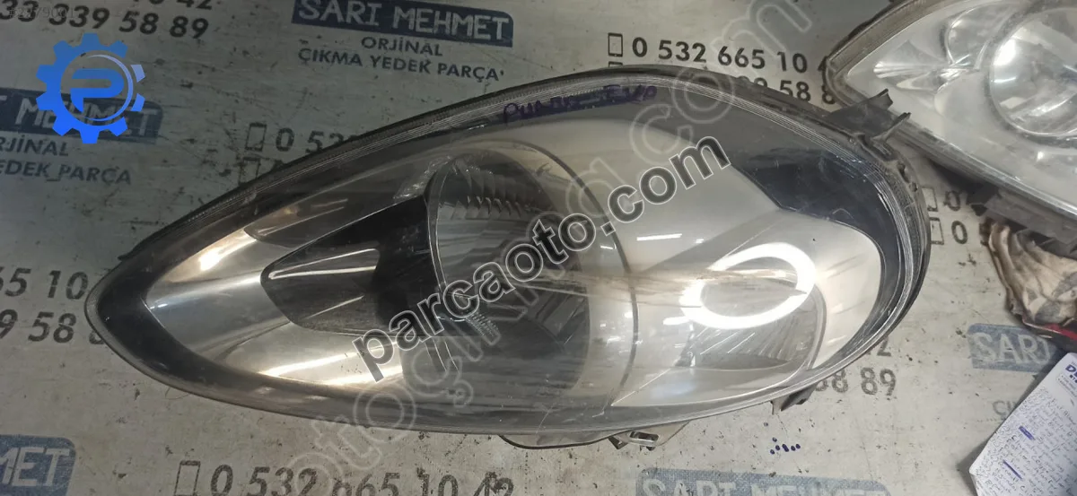 Çıkma fiat punto evo sol ön far