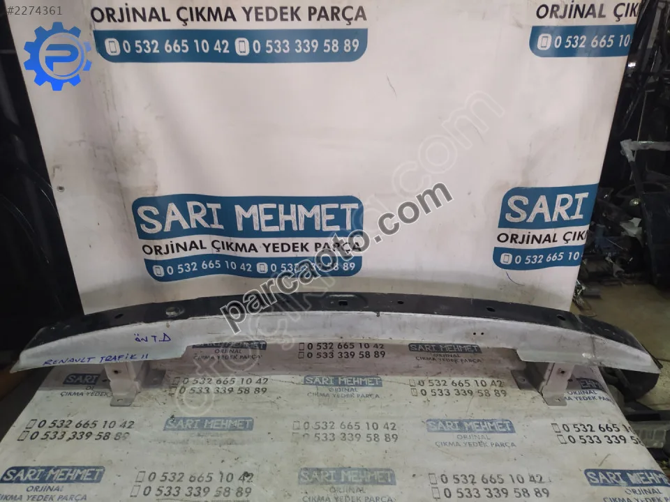 Çıkma renault trafic ön tampon demiri