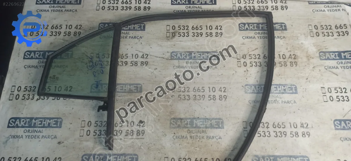 Çıkma hyundai sonato sağ arka kelebek cam