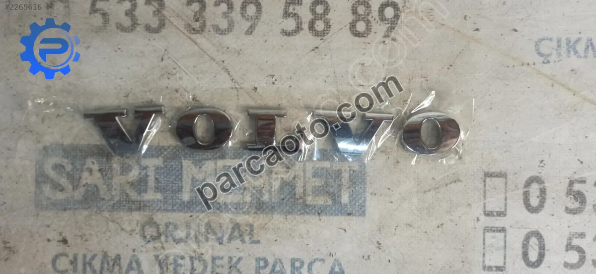 Çıkma volvo s90 bagaj yazısı