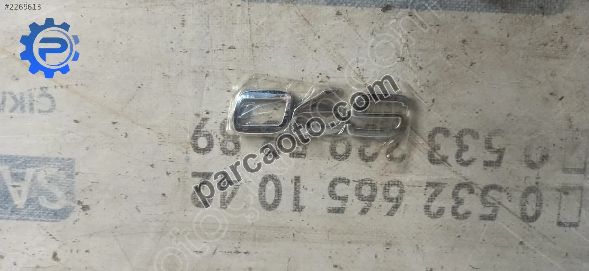 Çıkma volvo s90 bagaj yazısı