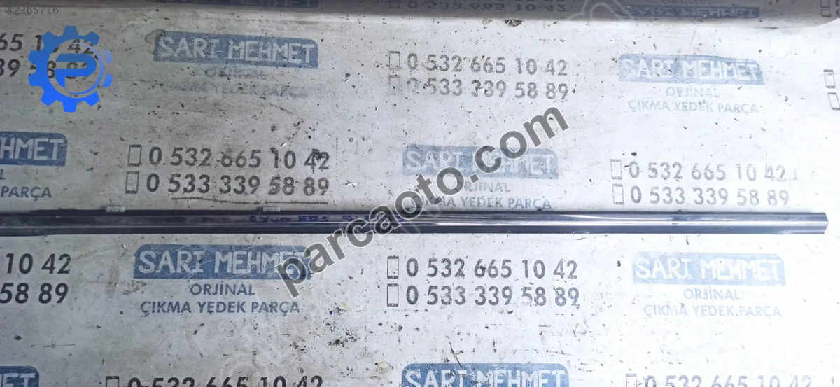 Çıkma hyundai sonato sağ arka kapı cam sıyırıcısı
