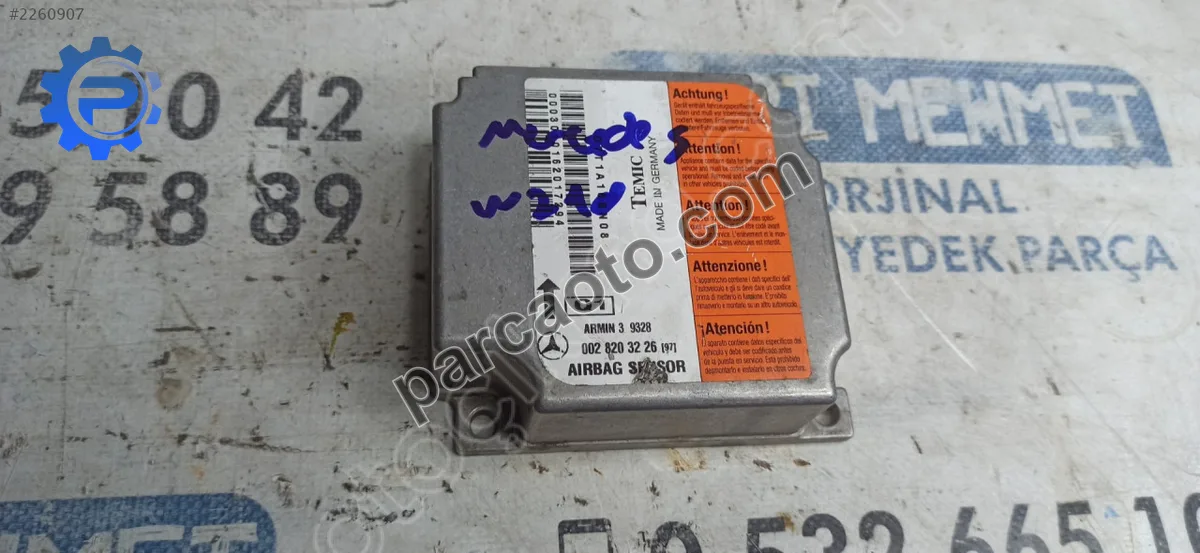 Mercedes E Serisi Airbag Beyni - Konya Selçuklu