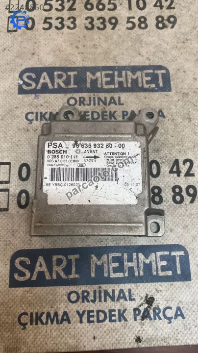 Peugeot 207 Airbag Beyni - Konya Selçuklu