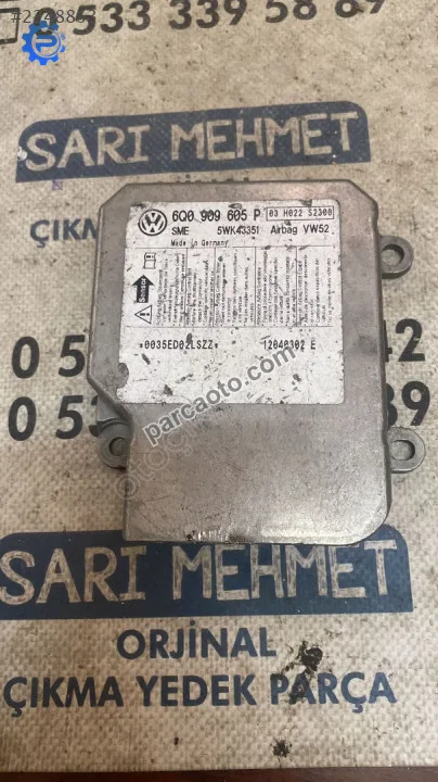 Çıkma seat ıbiza airbag beyni 6q0 909 601p