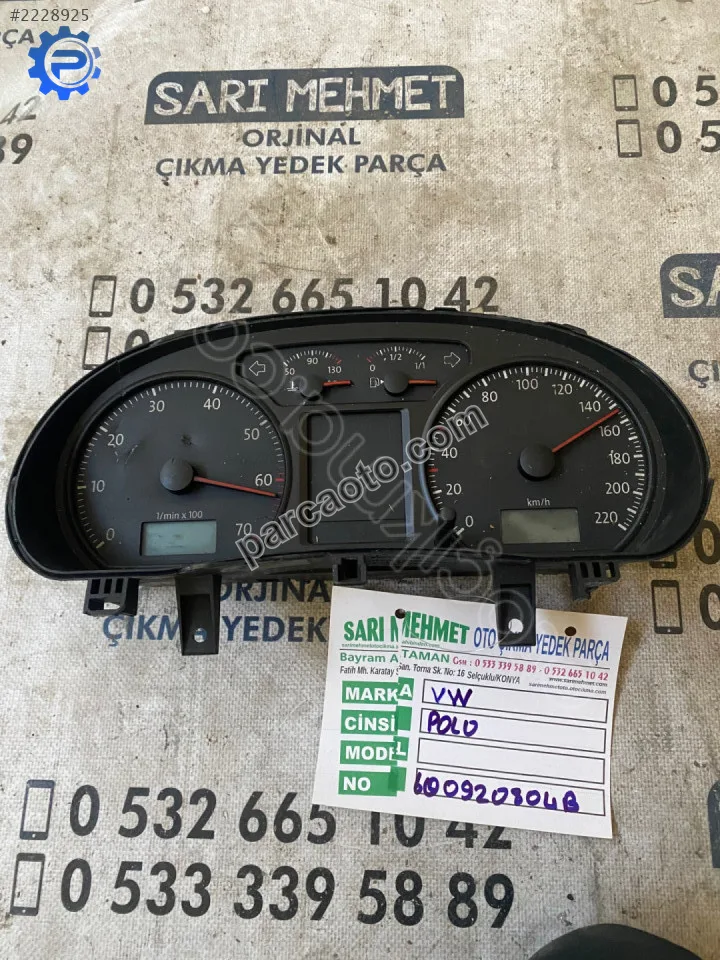Volkswagen Polo Gösterge Paneli - Konya Selçuklu