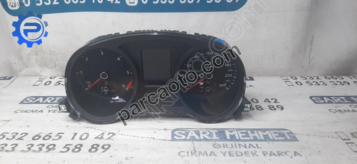 Çıkma volkswagen jetta gösterge saati 5c6920874a