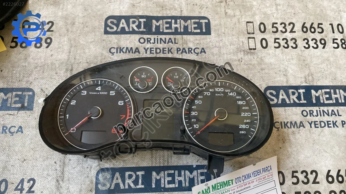 Audi A3 Gösterge Paneli - Konya Selçuklu