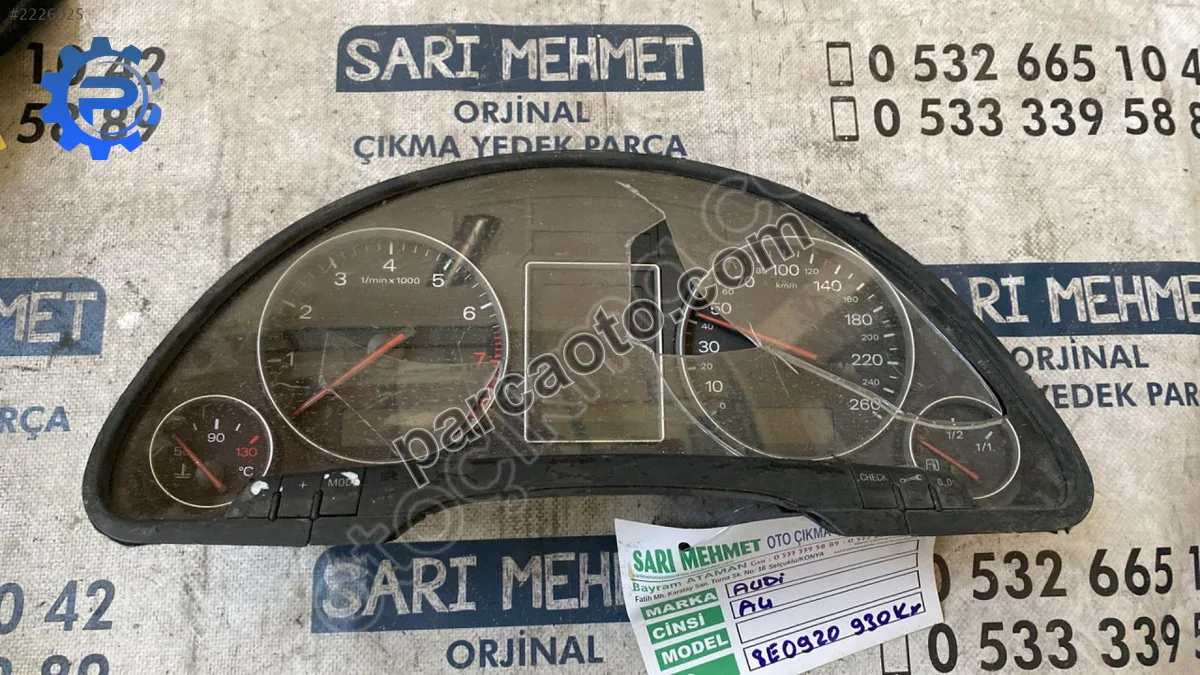Audi A4 Gösterge Paneli - Konya Selçuklu