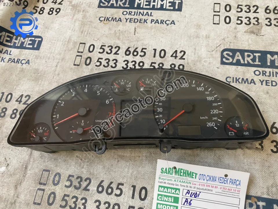 Audi A6 Gösterge Paneli - Konya Selçuklu