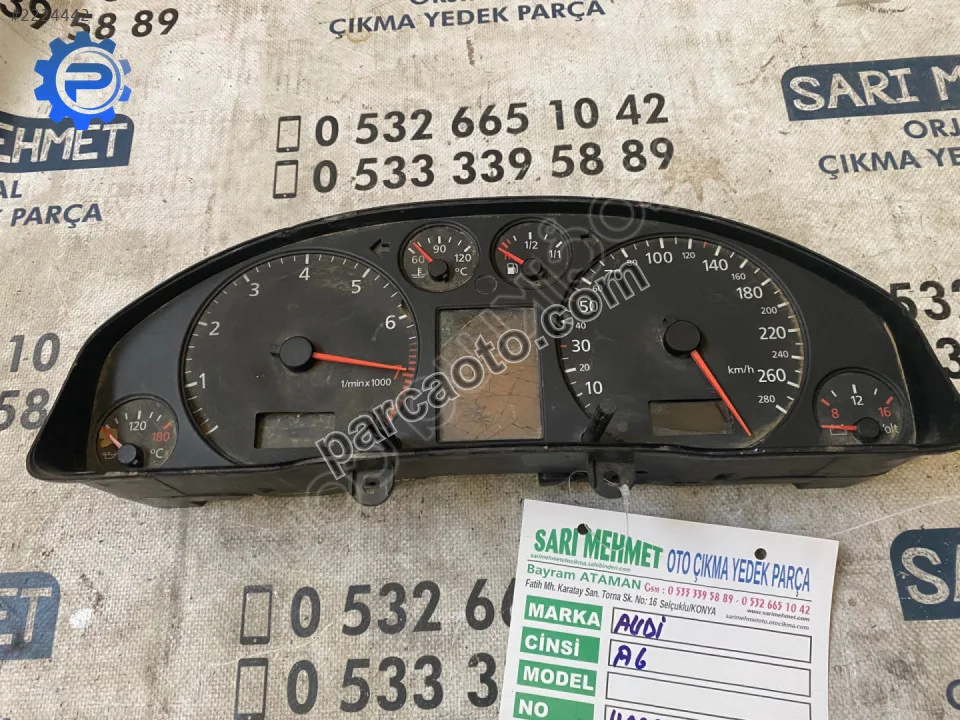 Audi A6 Gösterge Paneli - Konya Selçuklu