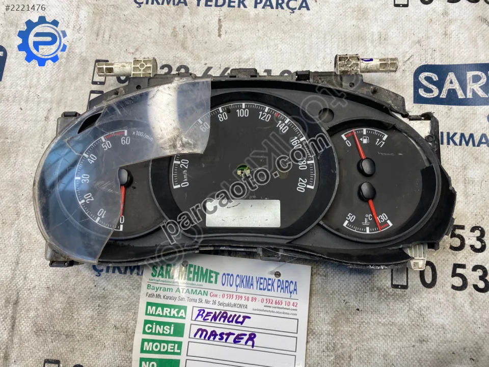 Renault Master Gösterge Paneli - Konya Selçuklu