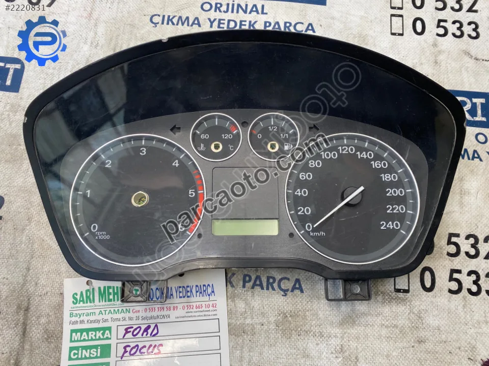 Ford Focus Gösterge Paneli - Konya Selçuklu