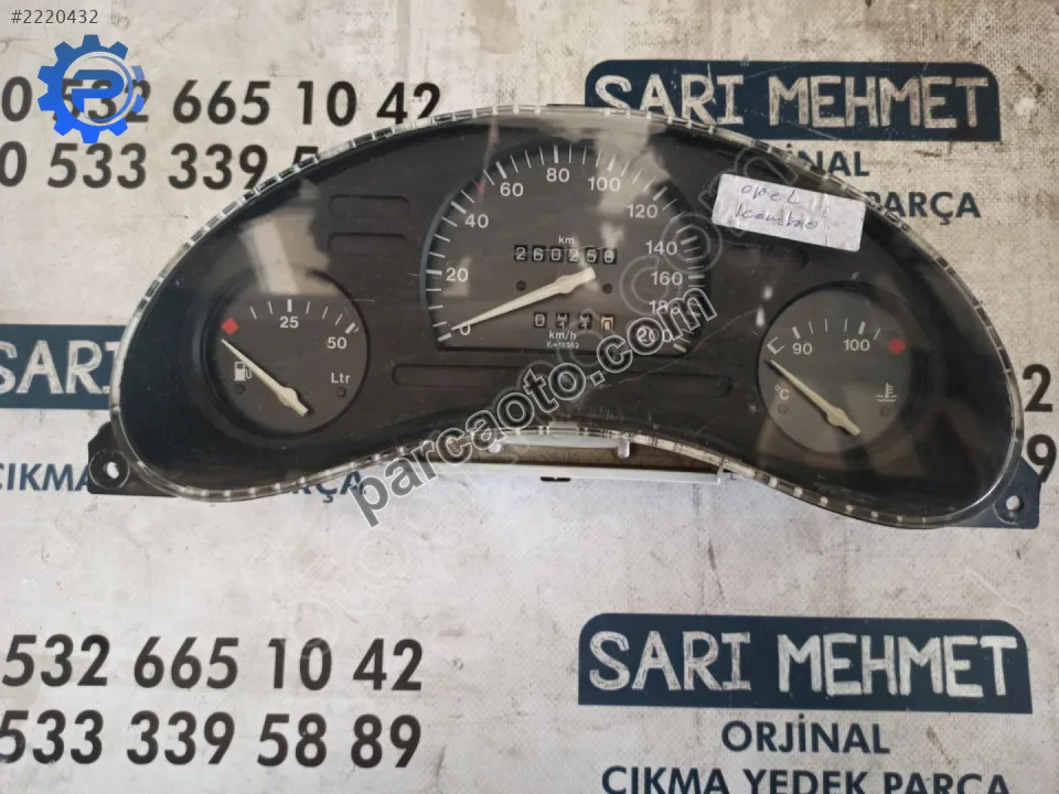 Opel Combo Gösterge Paneli - Konya Selçuklu