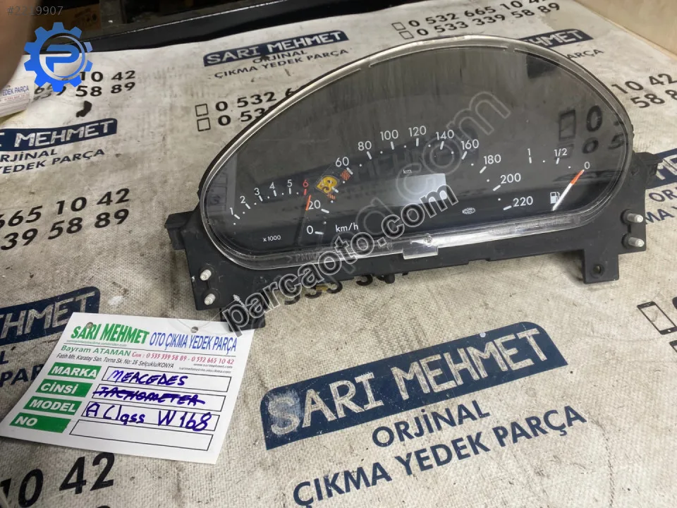 Mercedes A Serisi Gösterge Paneli - Konya Selçuklu