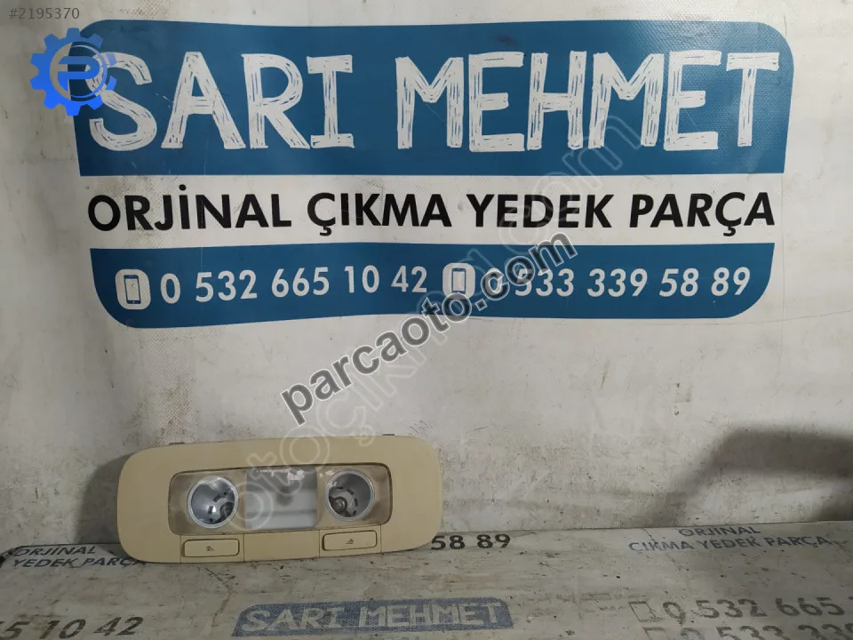 Çıkma vw golf 6 arka tavan lambası