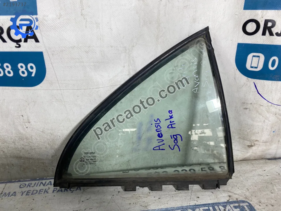 Toyota Avensis Kelebek Cam Arka - Konya Selçuklu