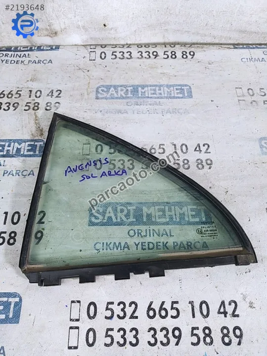 Toyota Avensis Kelebek Cam Arka - Konya Selçuklu